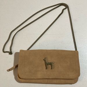 Llama, crossbody, purse, unbranded, chain strap